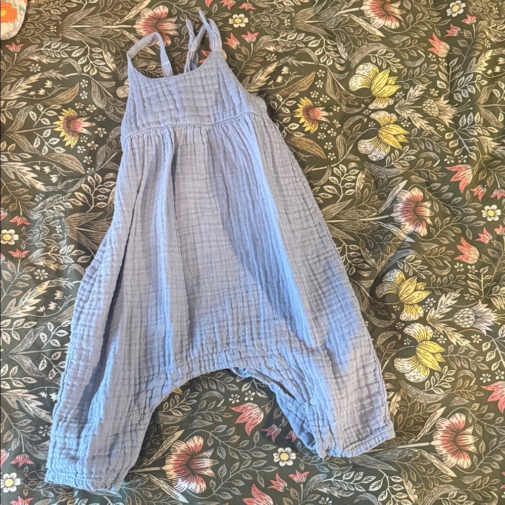 Angel Dear Light Blue Kids Romper
